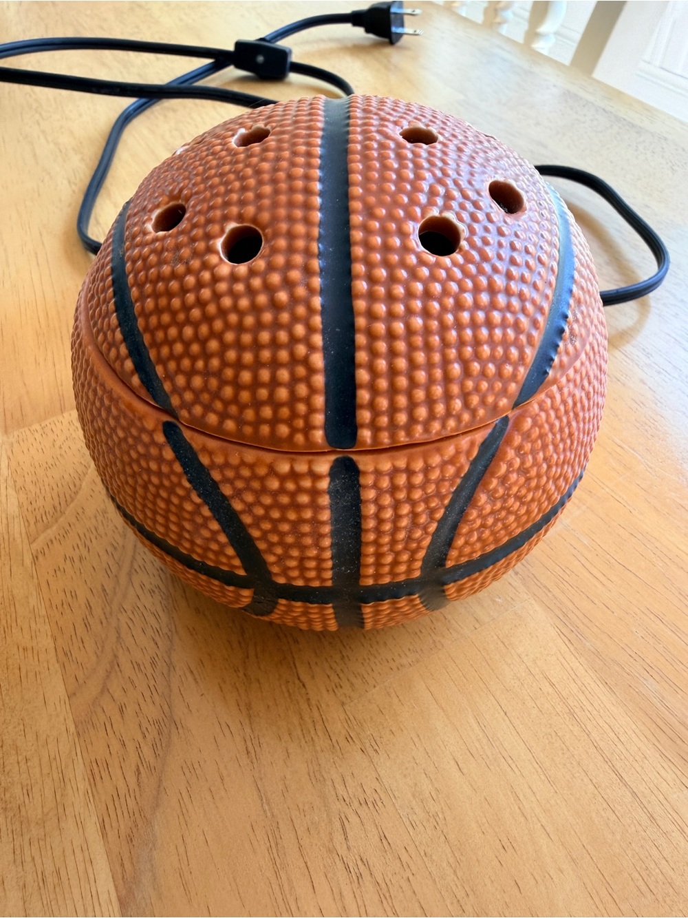 Scentsy Orange and Black Basketball Tabletop Warmer